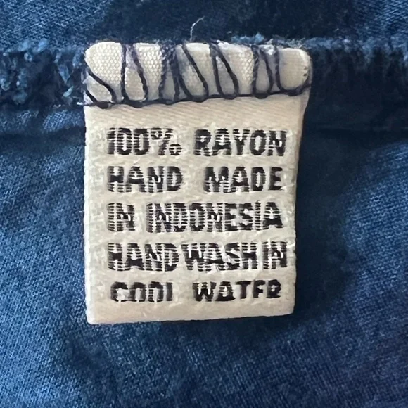 💙Tie-Dye Maxi Dress Blue & White Boho 🤍 By the Sea - Picture 3 of 4